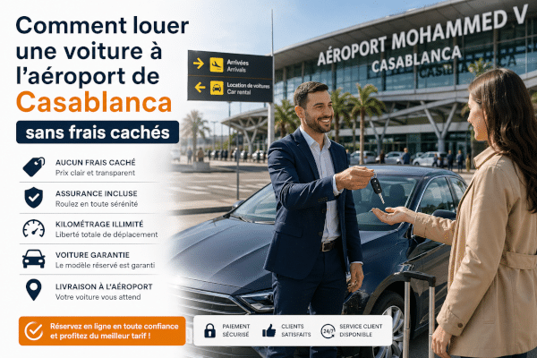 Location voiture aéroport Casablanca